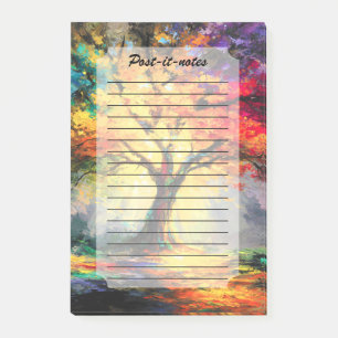 Abstract Spiritual Nature Tree of Life Post-it Notes