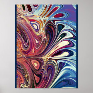 Abstract Splash Design Poster