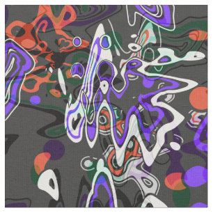 Abstract splatter brush modern stylishly fashionab fabric