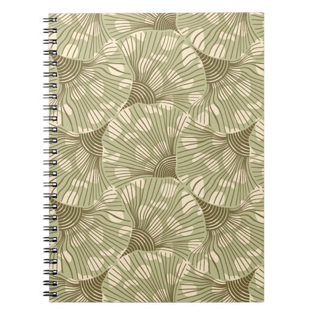 Abstract spotty plants seamless pattern. pattern,l notebook (Front)