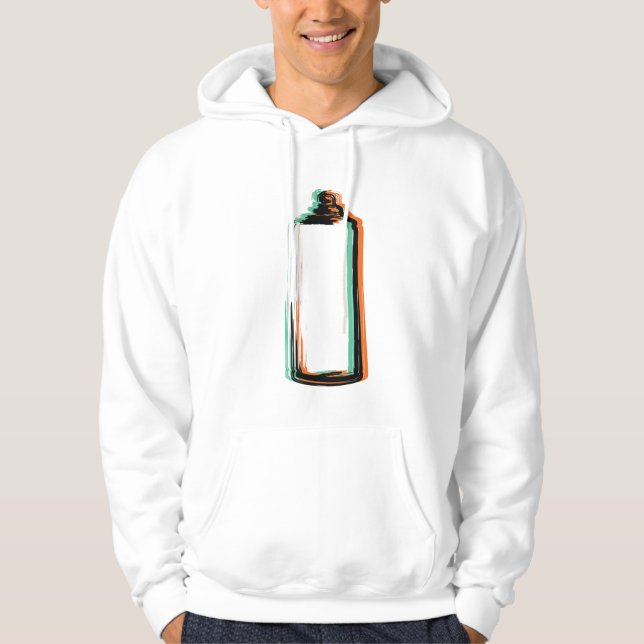Abstract Spray Paint Cans Hoodie (Front)