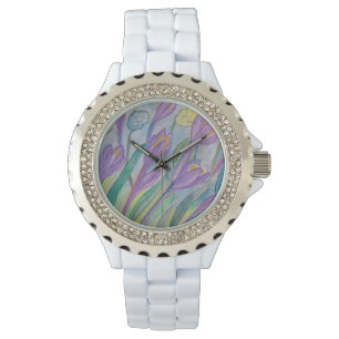 Abstract Spring Crocus Watch