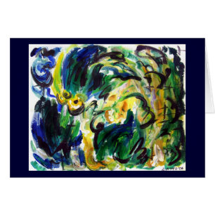 Abstract Spring Rainfall