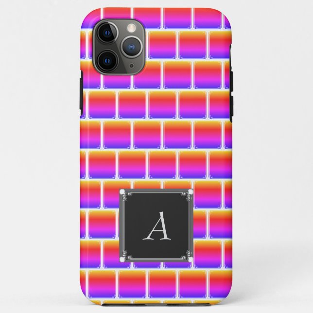 Abstract Square Pattern Case-Mate iPhone Case (Back)