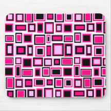Abstract square pattern mouse