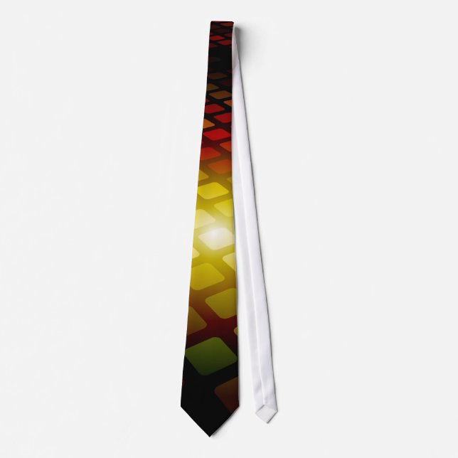 Abstract Square Pattern Tie (Front)