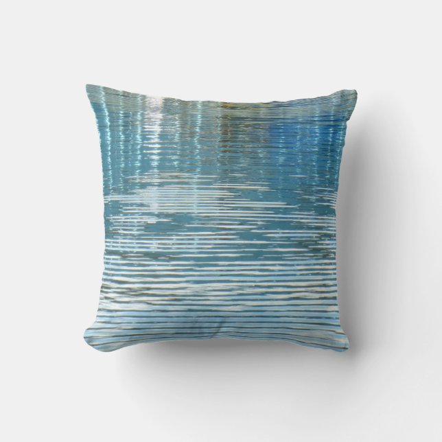 Abstract Square Pillow Reflection in Lake (Front)