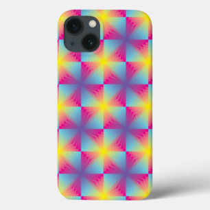 Abstract square vector mosaic iPhone 13 case