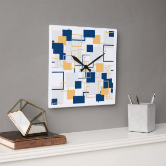 Abstract  square wall clock