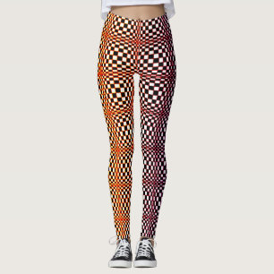 Abstract Squares 10 Leggings