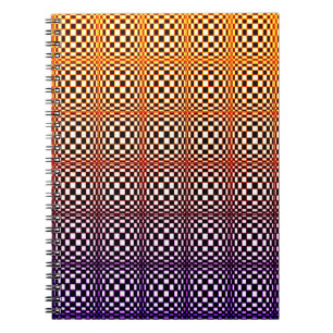 Abstract Squares 10 Spiral Notebook
