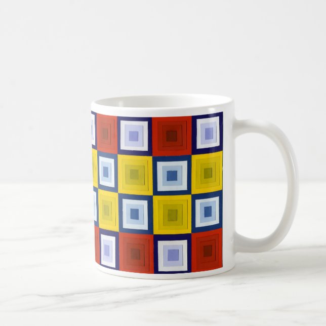 Abstract Squares Mug (Right)