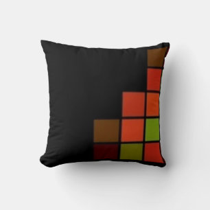 Abstract Squares Pillow