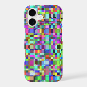 Abstract Squares Shapes Multicolor Pattern