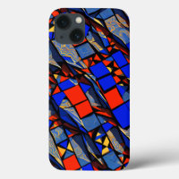 Abstract Stained Glass Style