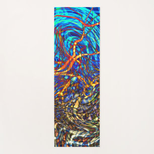 Abstract Stained Glass - Yoga Mat