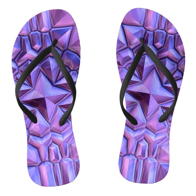 Abstract Star Jandals (Footbed)
