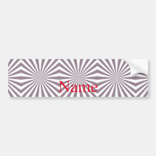 Abstract Starburst Thunder_Cove Bumper Sticker