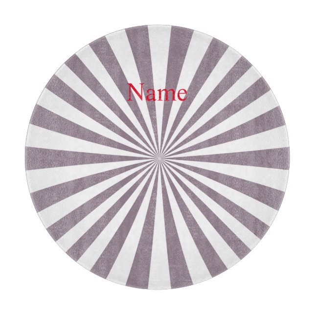 Abstract Starburst Thunder_Cove  Cutting Board (Front)