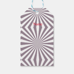Abstract Starburst Thunder_Cove Gift Tags