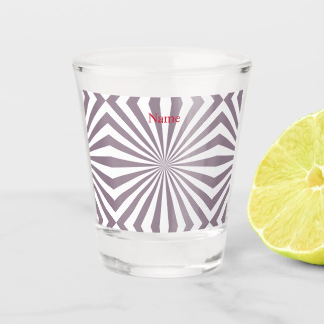 Abstract Starburst Thunder_Cove Shot Glass (Front)