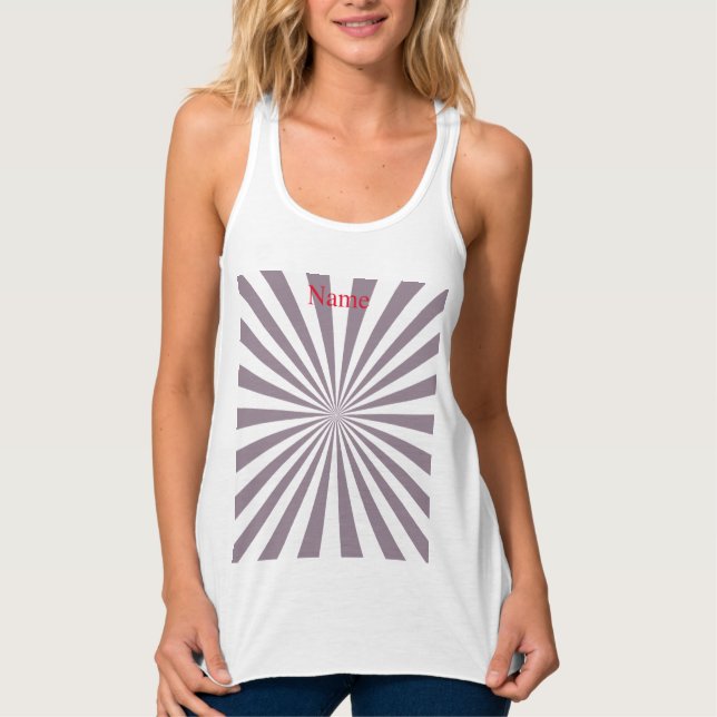 Abstract Starburst Thunder_Cove  Singlet (Front)