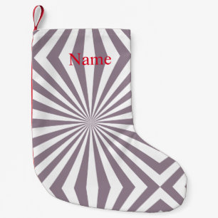 Abstract Starburst Thunder_Cove  Small Christmas Stocking
