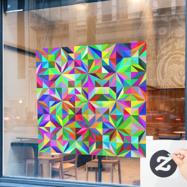 Abstract Stars (Cafe Window)