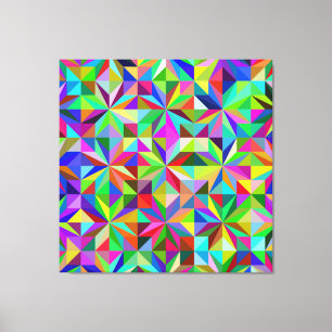 Abstract Stars Canvas Print