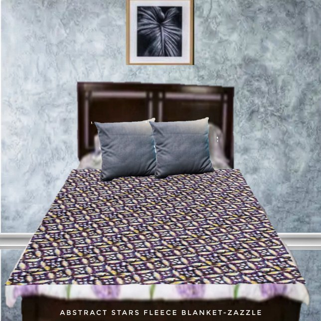 Abstract Stars Fleece Blanket (Creator Uploaded)