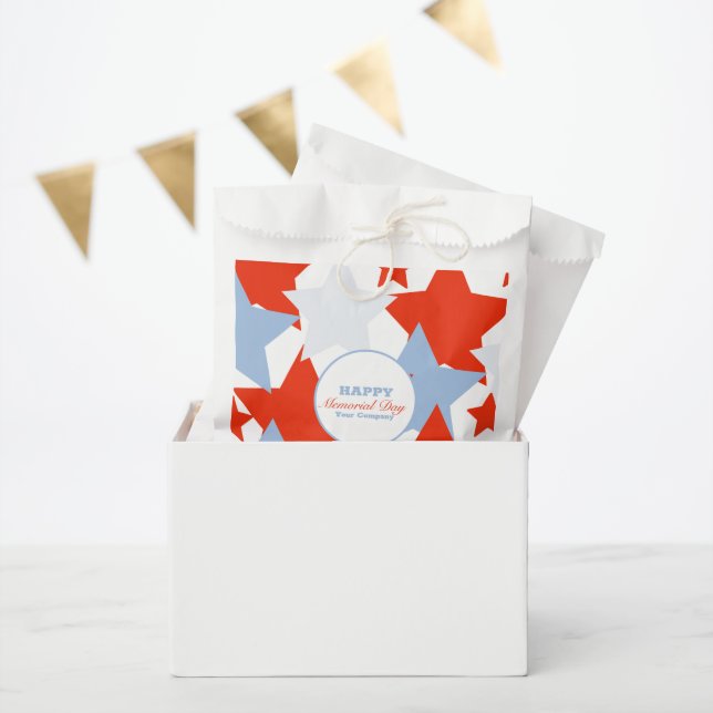 Abstract Stars Memorial Day Event Party Favour Bags (Party)