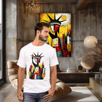 Abstract Statue of Liberty | Modern Expressionism