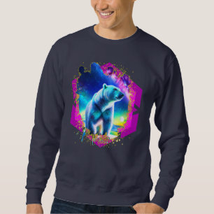 Abstract Stellar Bear Sweatshirt