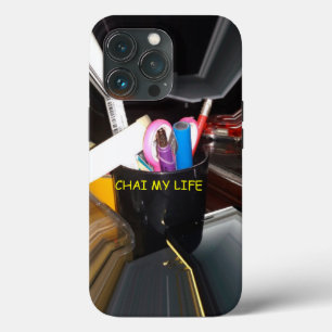 Abstract Still Life Tea Mug Office Stationary Art  iPhone 13 Pro Case