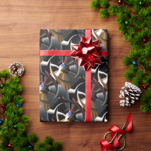 Abstract Still Life Tea Mug Office Stationary Art Wrapping Paper