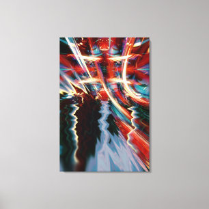 Abstract Storm Art Wrapped Canvas