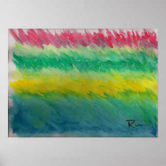 Abstract - Storm before the Calm Poster