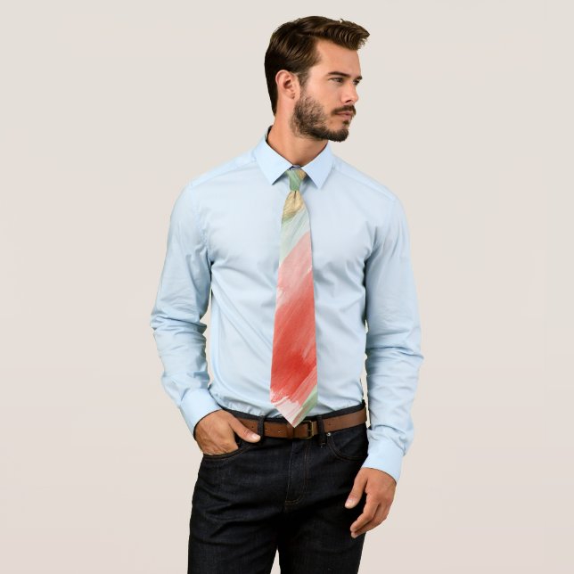 Abstract Streaks Tie (In Situ)