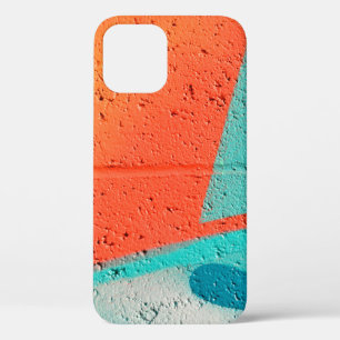 Abstract street art spray paint texture background iPhone 12 case