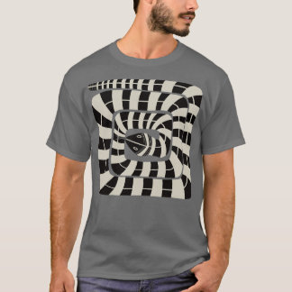 Abstract striped snake T-Shirt