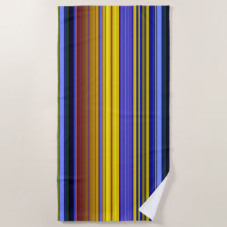 Abstract Stripes Design 1 Beach Towel