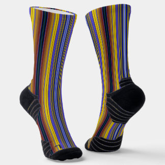 Abstract Stripes Design 1 Socks