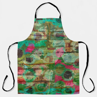 abstract stripes design with wood grain textureabs apron