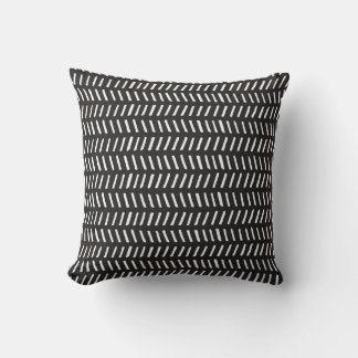 Abstract Stripes Horizontal Vintage Background Cushion