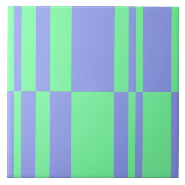 Abstract Stripes (Large Scale) Tile (Front)