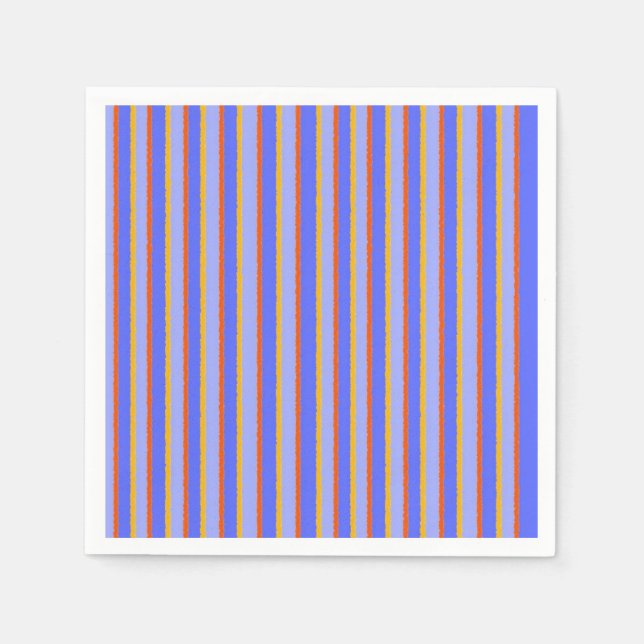 abstract stripes modern art napkin (Front)