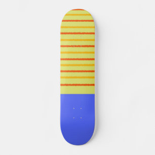 abstract stripes modern art skateboard
