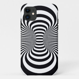 Abstract Stripes Shape Circles iPhone 11 Case