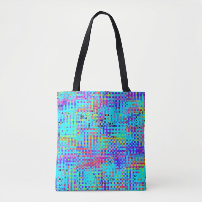 Abstract Structured Chaos Tote Bag (Front)