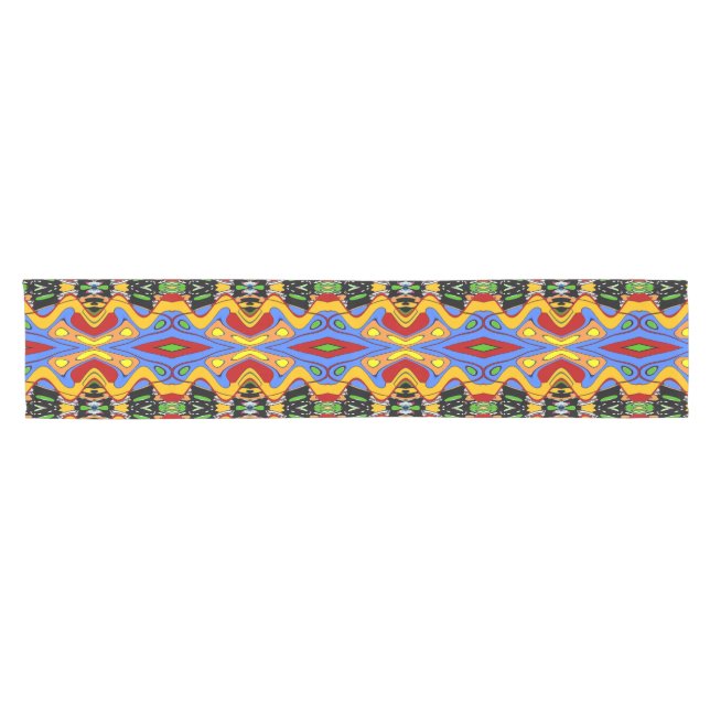 Abstract Style, add text, Short Table Runner (Horizontal)